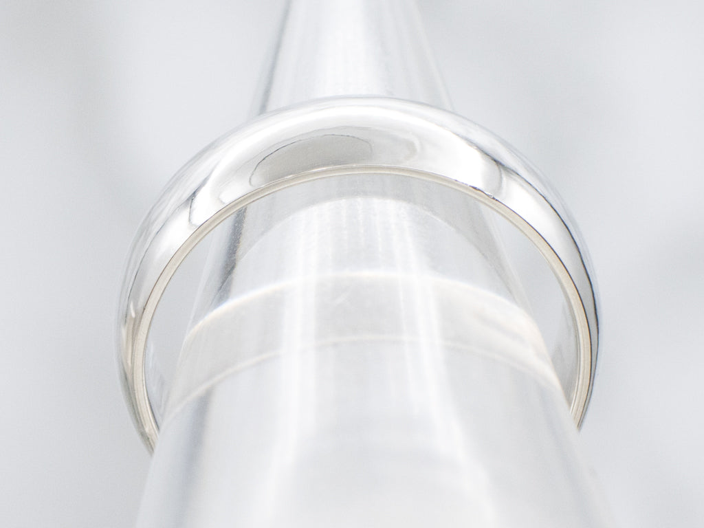Wide Unisex Platinum Band