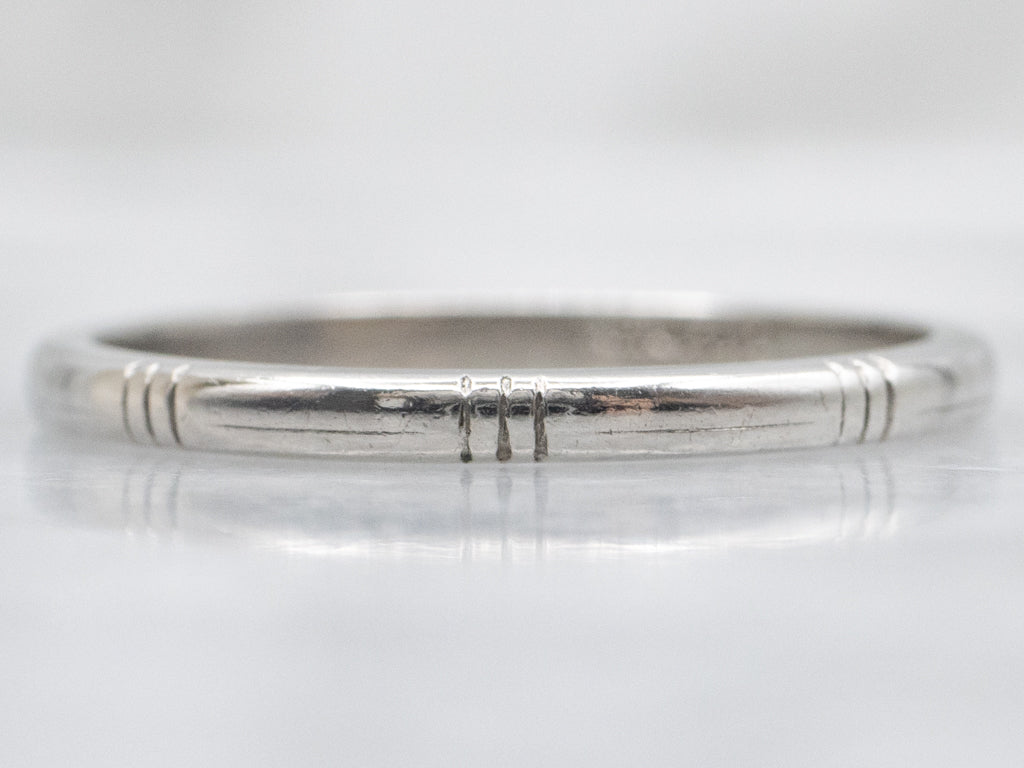 Thin Triple-Line Patterned Palladium Band