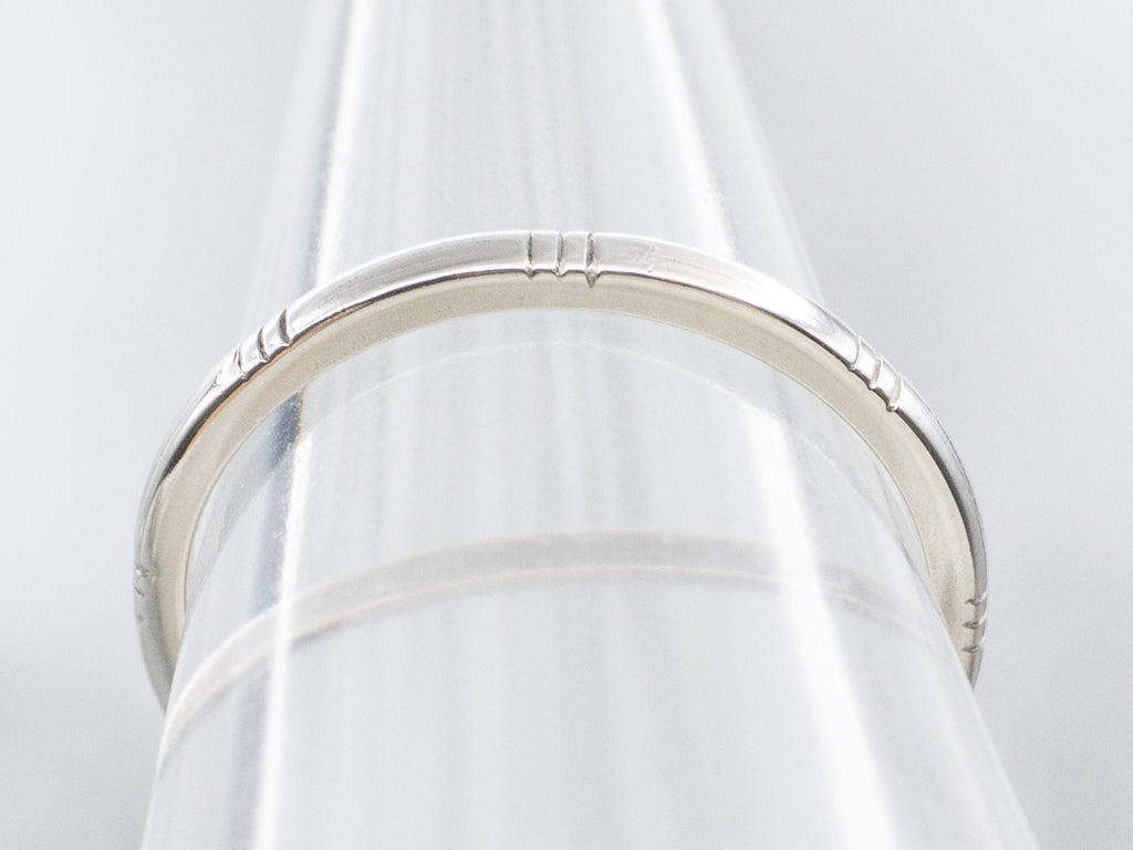 Thin Triple-Line Patterned Palladium Band
