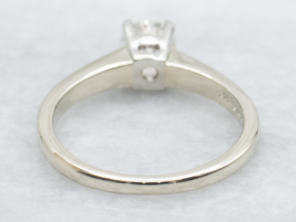 Vintage GIA Certified Diamond Solitaire Engagement Ring