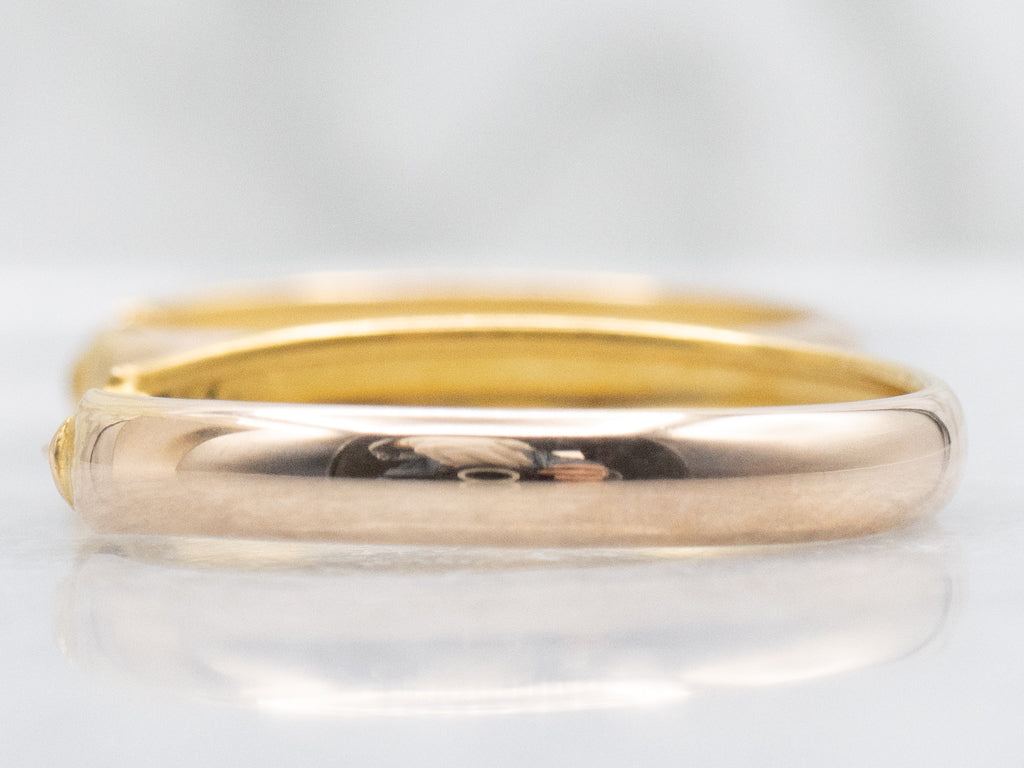 Yellow 800-Gold Hoop Earrings