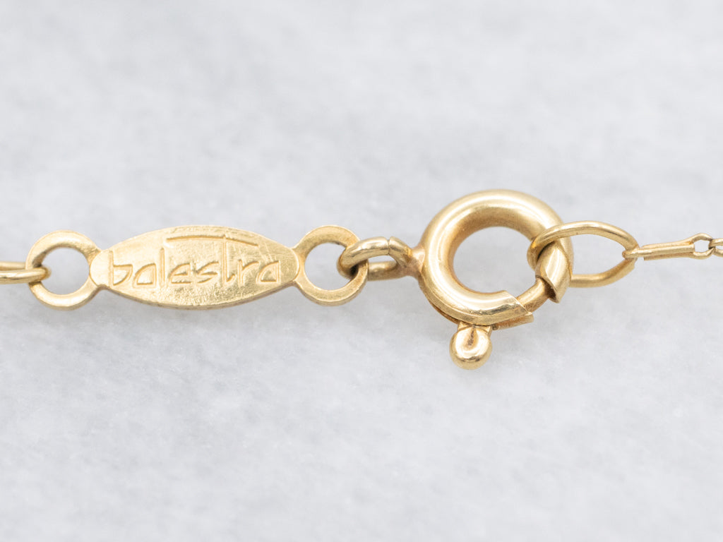 18-Karat Yellow Gold Barleycorn Link Chain