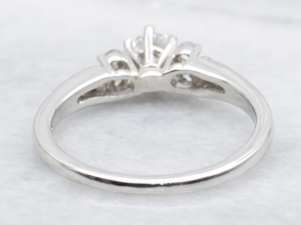 Platinum Round Brilliant Diamond Engagement Ring