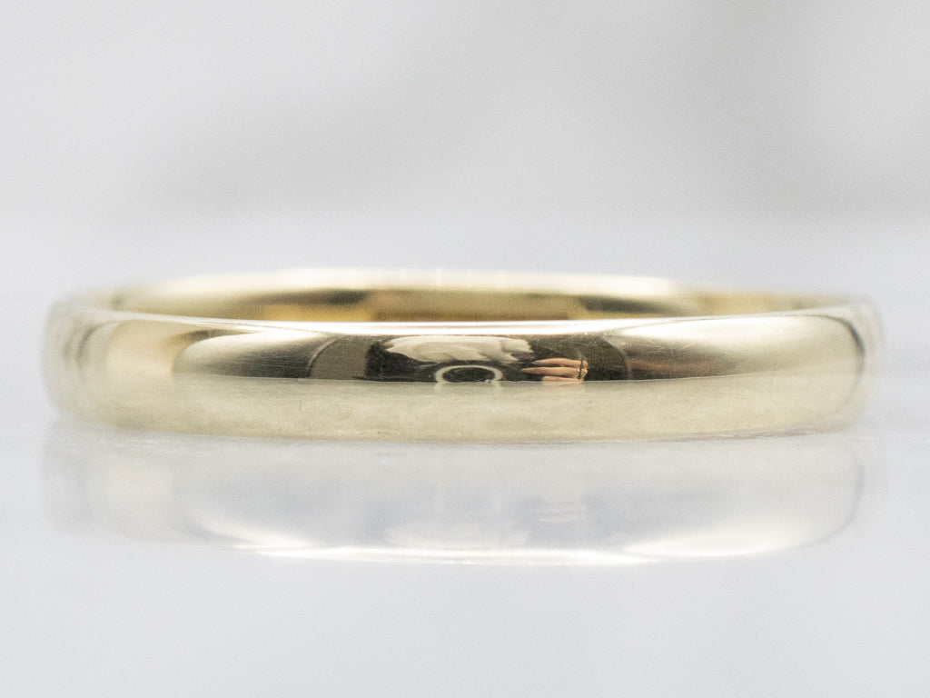 Vintage Ostby and Barton Green Gold Band