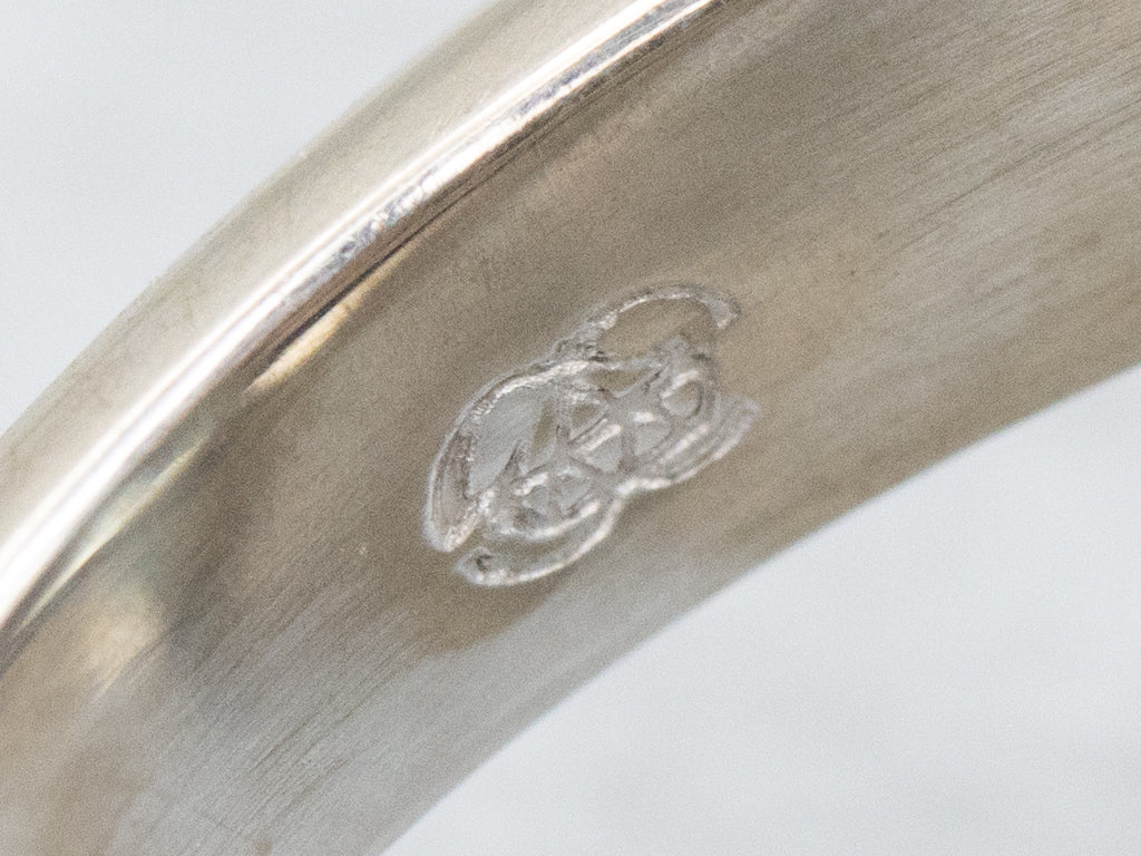Modern White Gold Blue Topaz and Diamond Bypass Ring
