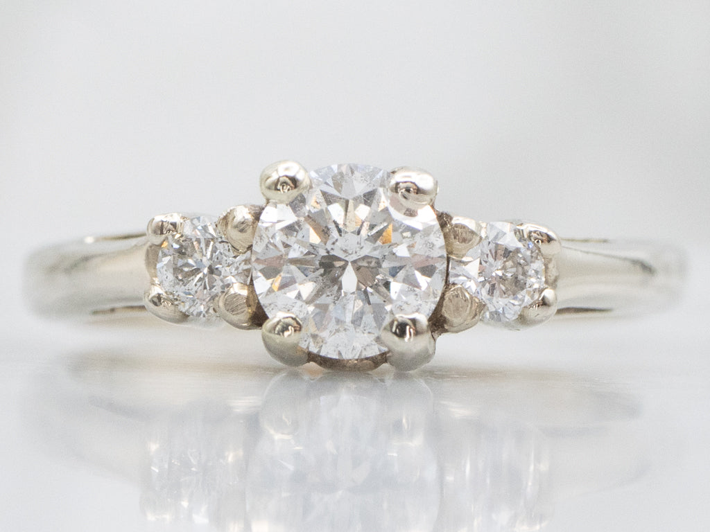 Classic Three Stone Diamond Engagement Ring