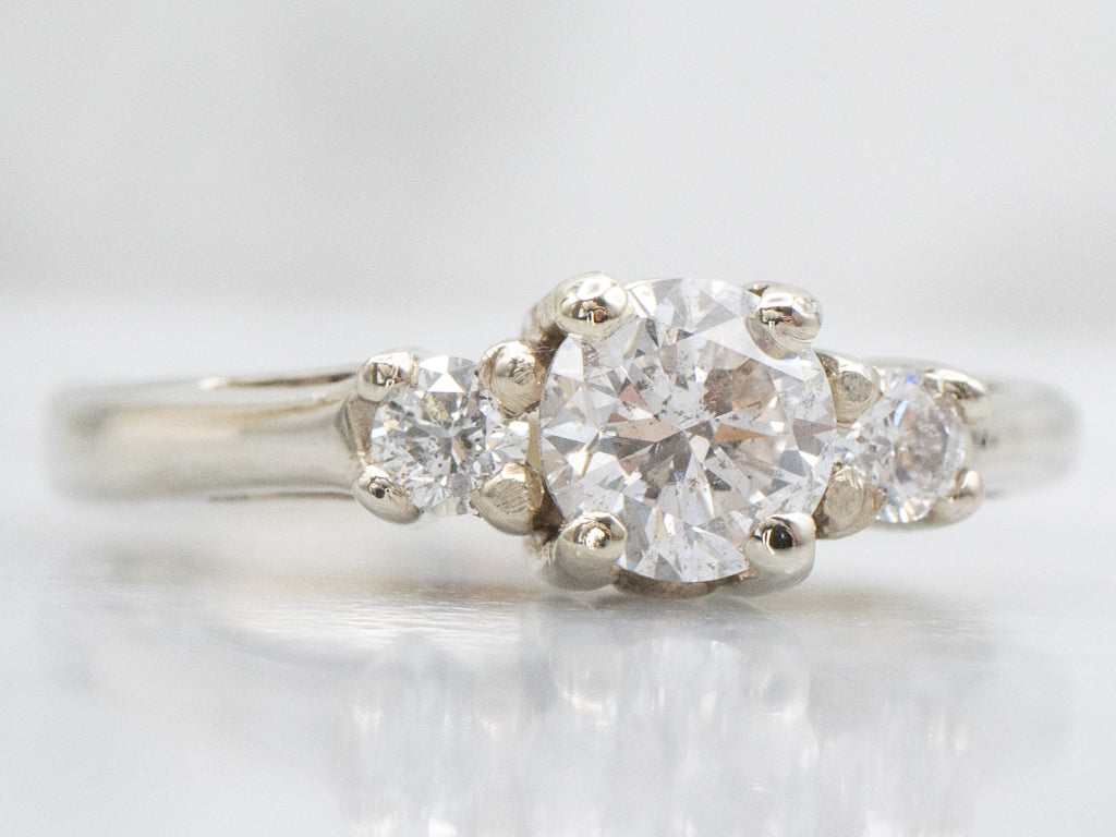 Classic Three Stone Diamond Engagement Ring