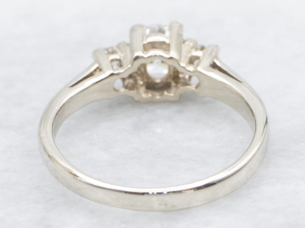 Classic Three Stone Diamond Engagement Ring
