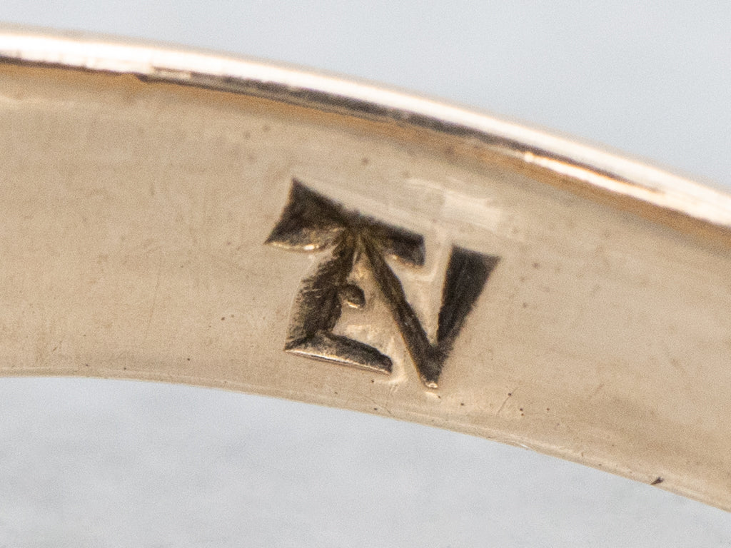 Victorian-Era Gold Double Pink Sapphire Bypass Ring