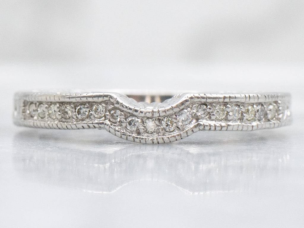 Platinum Diamond Guard Band