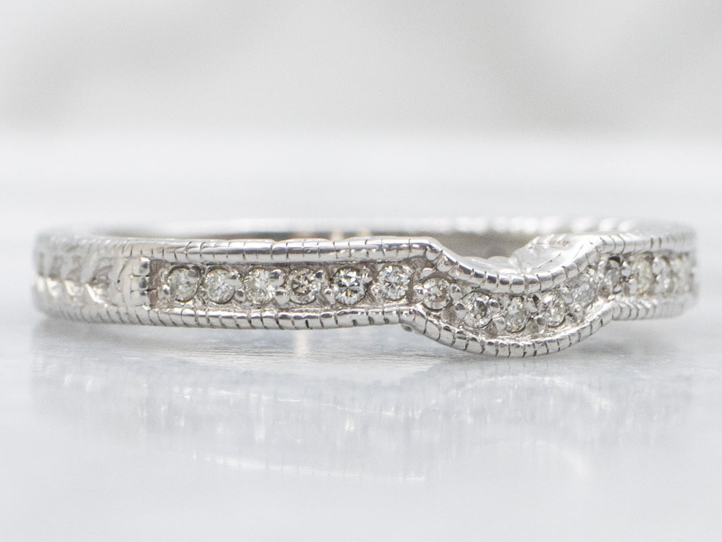 Platinum Diamond Guard Band