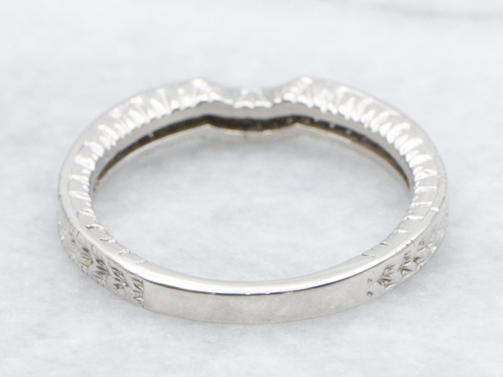 Platinum Diamond Guard Band