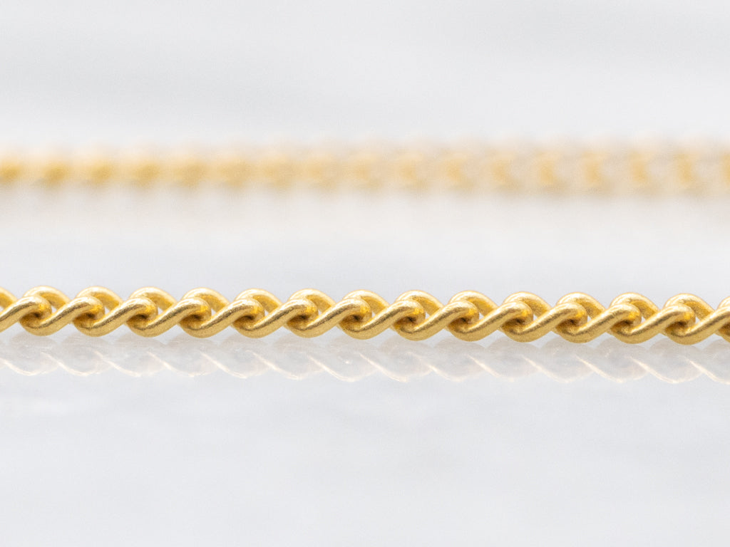 800 Yellow Gold Curb-Link Chain