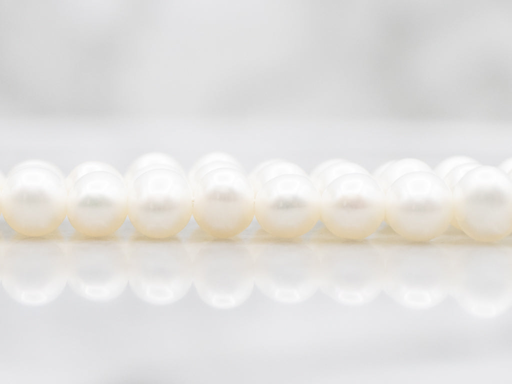 Triple-Strand Freshwater Pearl and Beaded Gold Bracelet