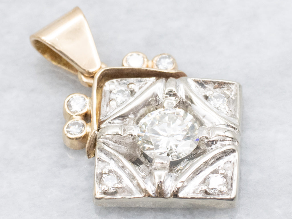 Mix-Era Brilliant Diamond Pendant