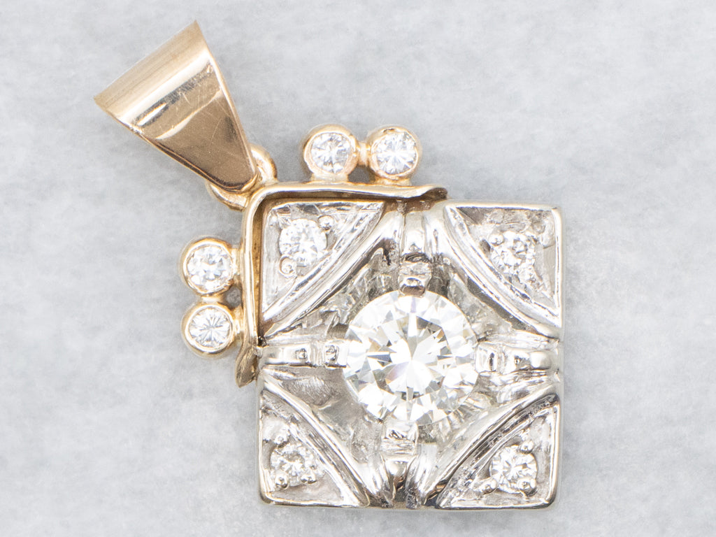 Mix-Era Brilliant Diamond Pendant