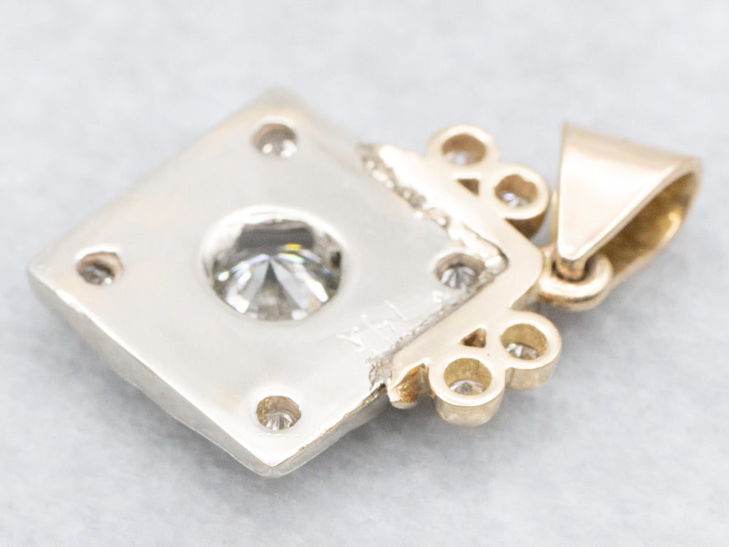 Mix-Era Brilliant Diamond Pendant