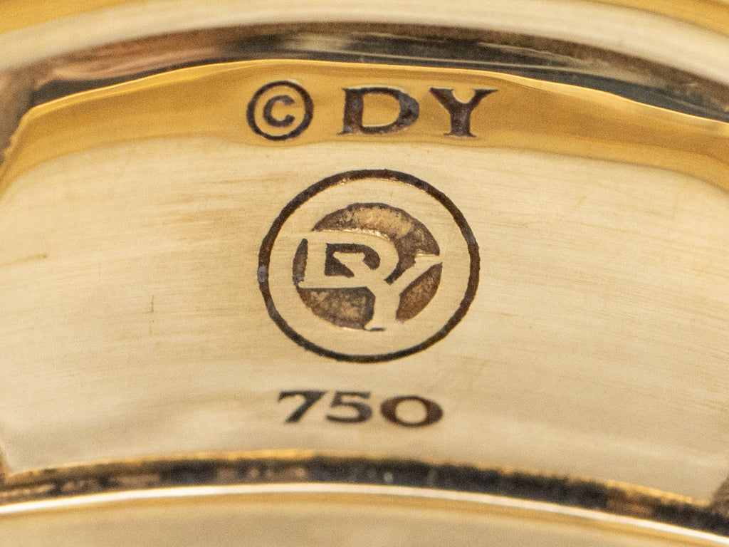 Men's David Yurman 18-Karat Gold Streamline Cigar Band