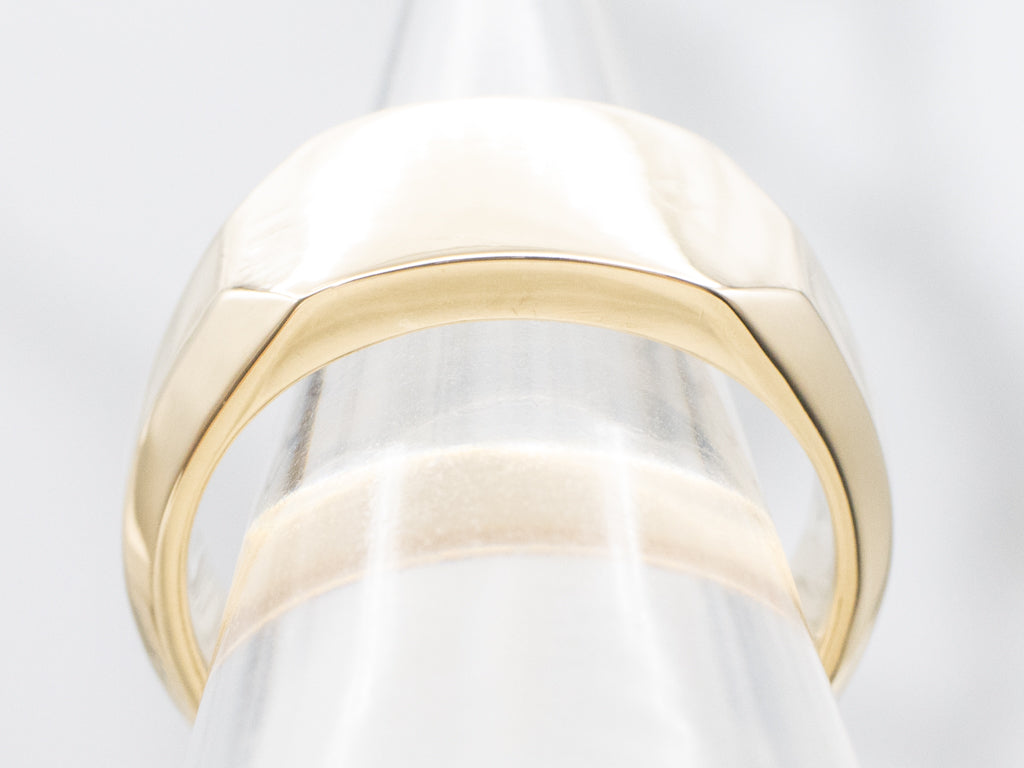 Men's David Yurman 18-Karat Gold Streamline Cigar Band