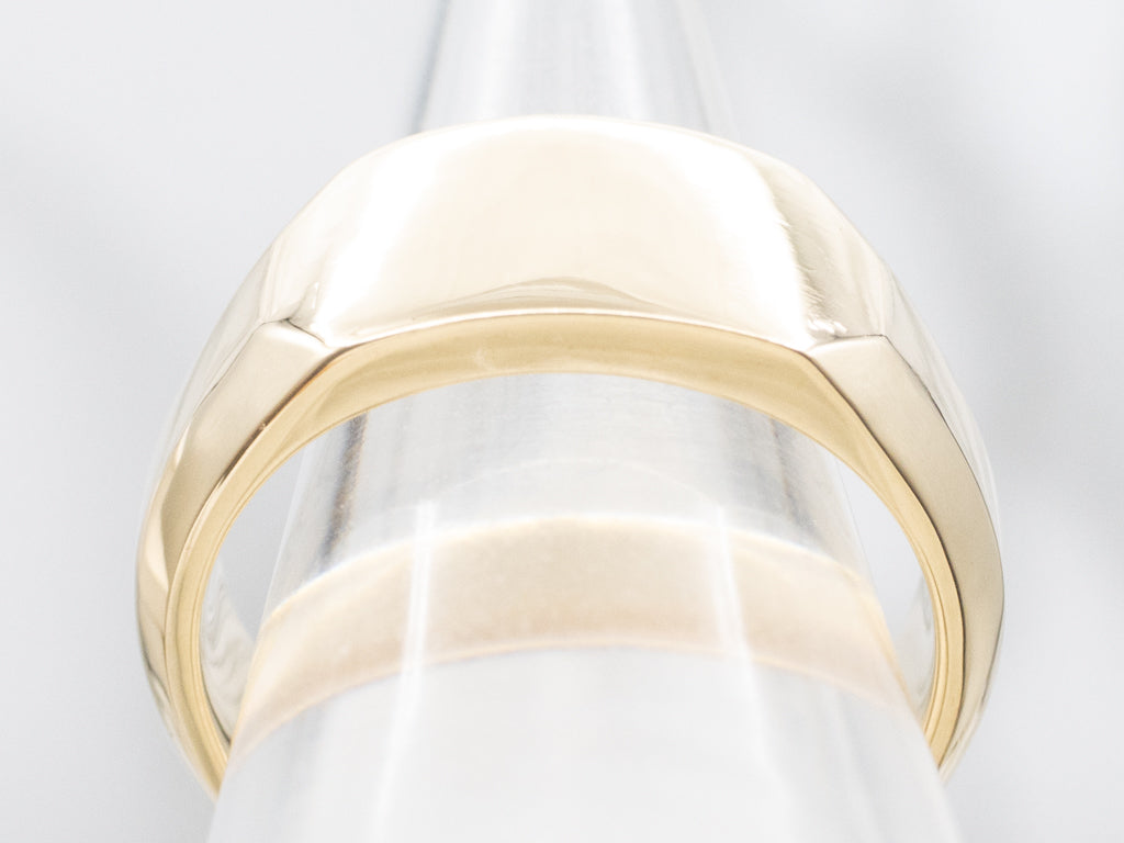 Men's David Yurman 18-Karat Gold Streamline Cigar Band
