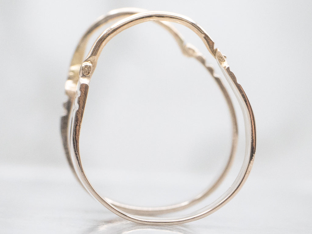 Flat Rose Gold Hoop Earrings