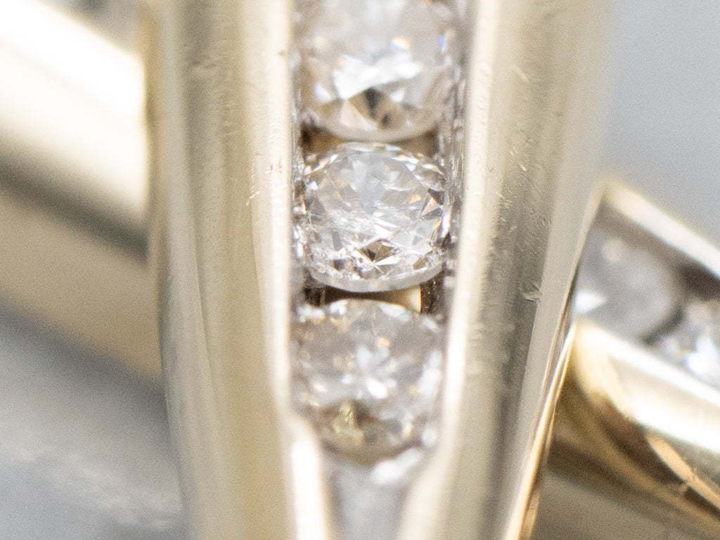 Channel-Set Diamond Teardrop Earrings Jackets