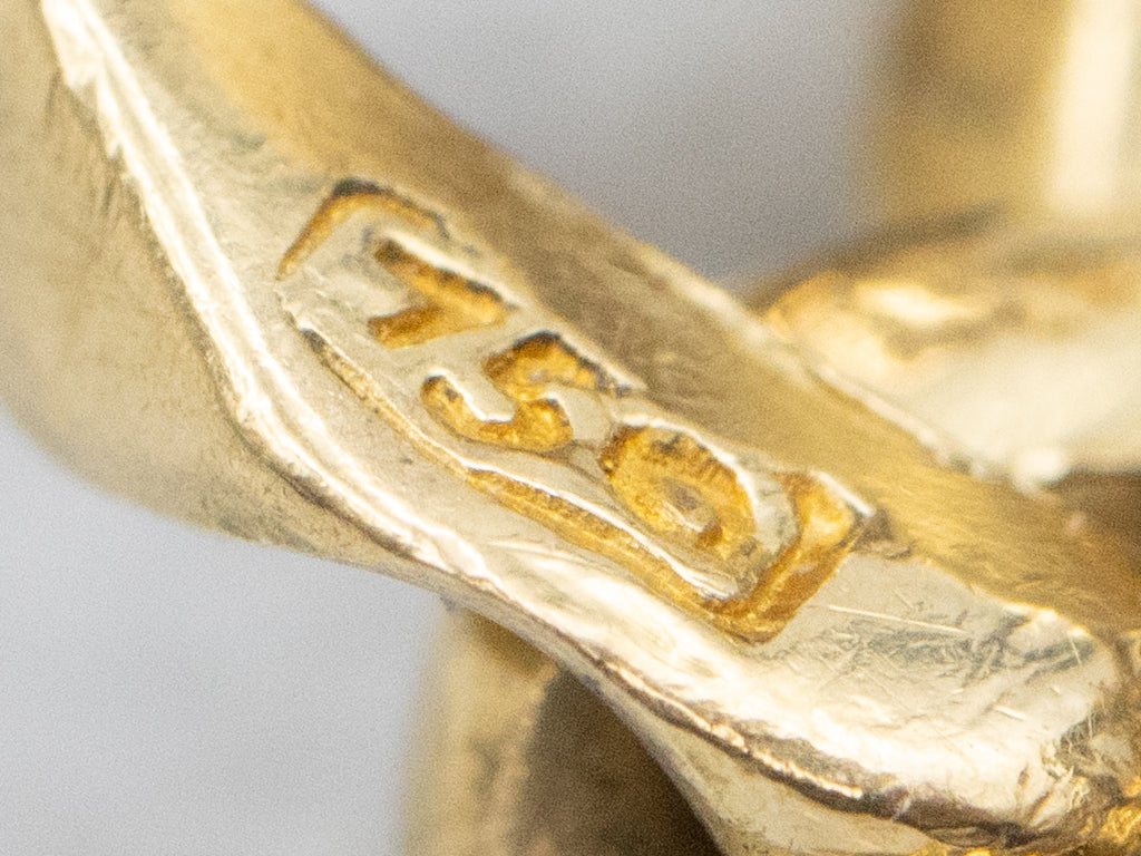 18-Karat Gold Flexible Diamond Curb-Link Ring