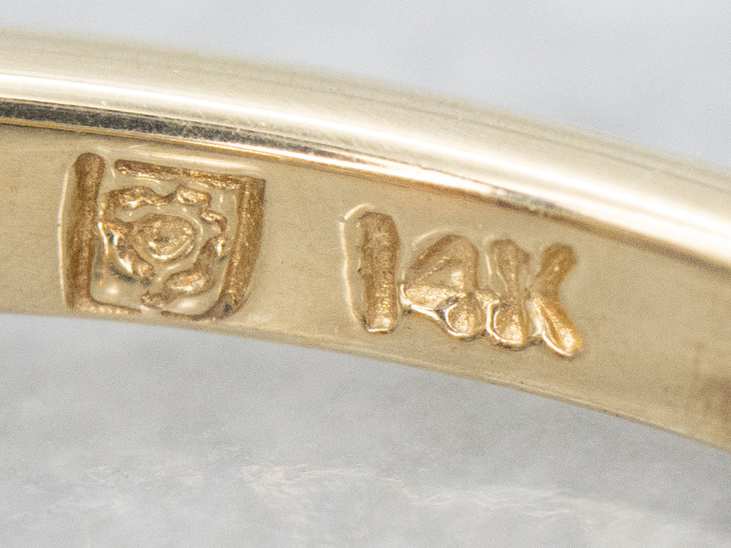 Pear-Cut Citrine Yellow Gold Bypass Ring