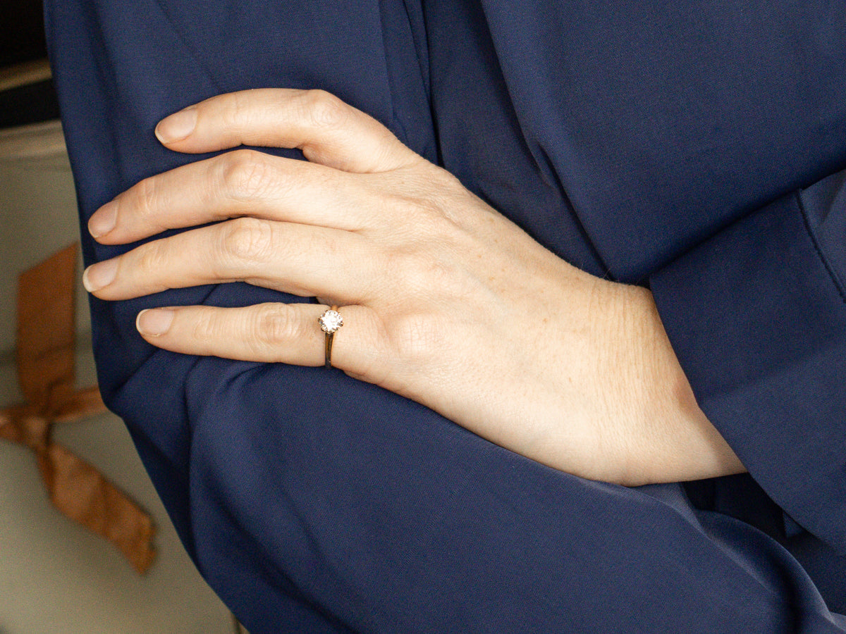 Timeless One-Carat Diamond Solitaire Engagement Ring