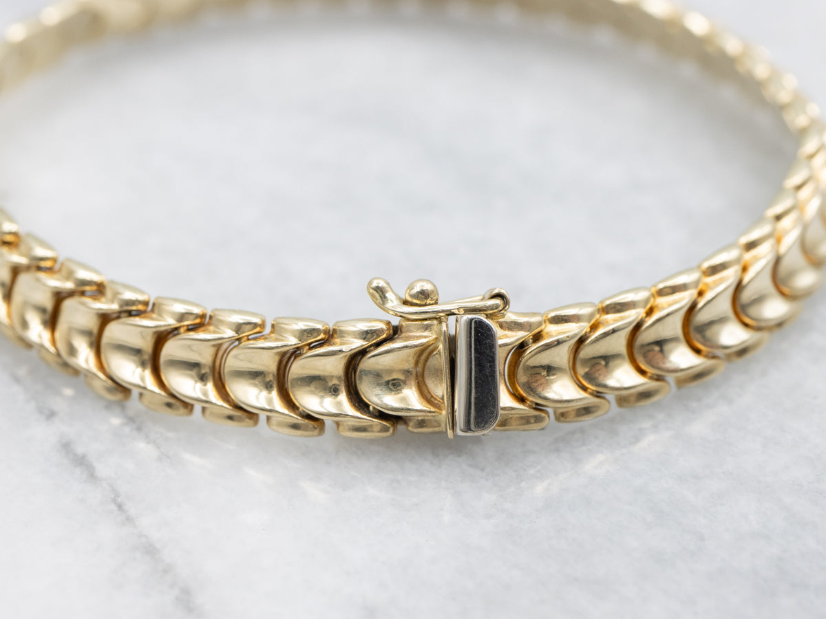 Vintage Gold Link Bracelet