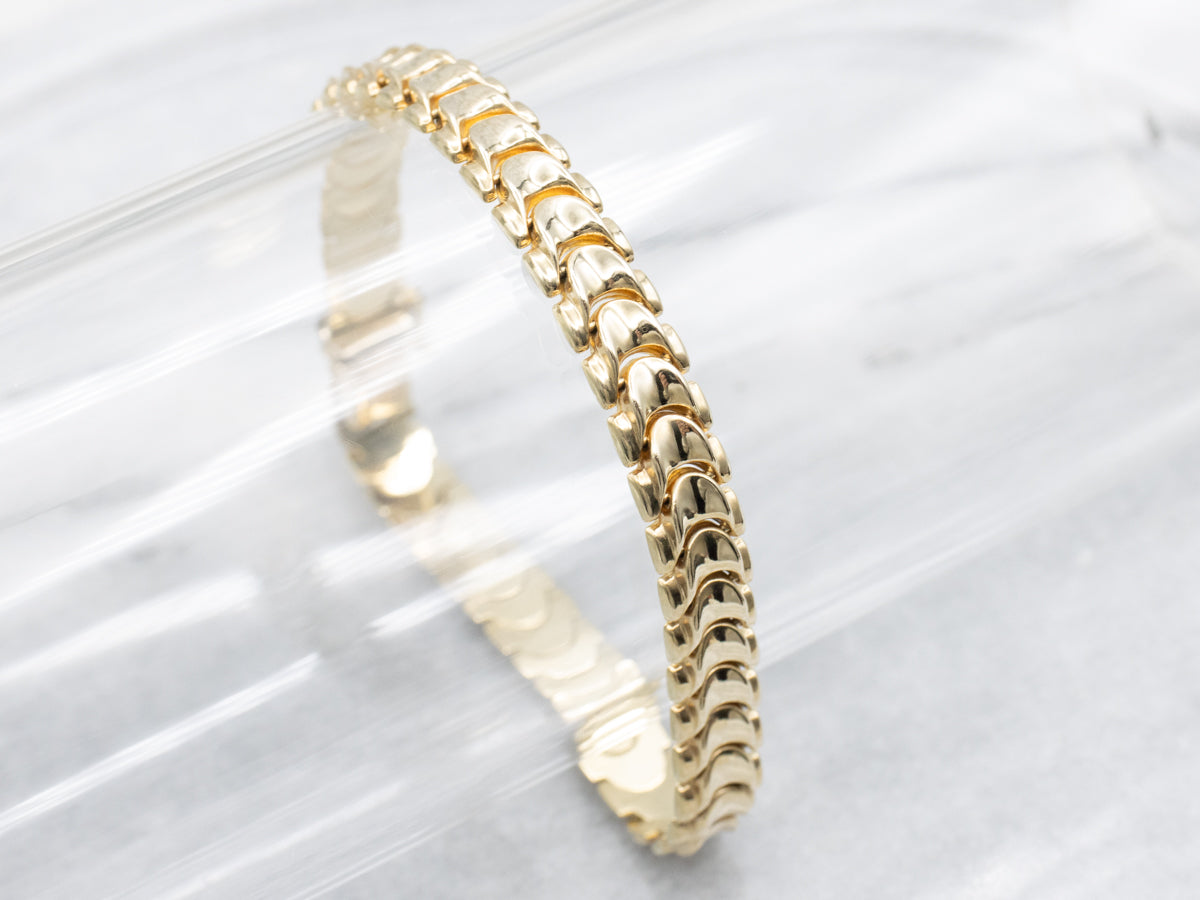 Vintage Gold Link Bracelet