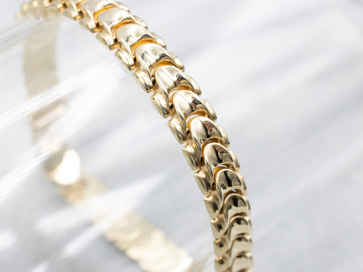 Vintage Gold Link Bracelet