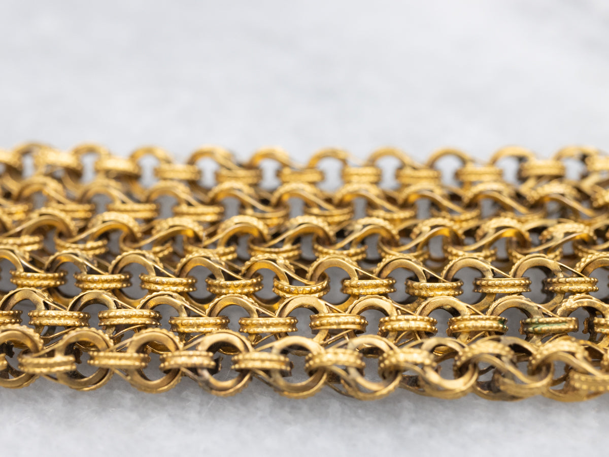 Collar de tres hilos del renacimiento victoriano