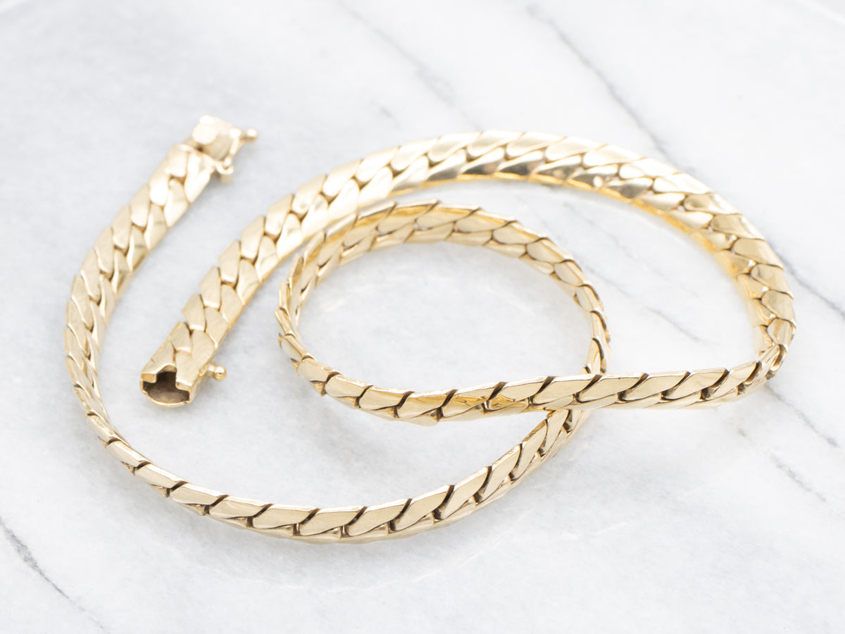 Vintage Tiffany and Company Cuban Link Chain