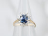 Classic Sapphire and Diamond Halo Ring