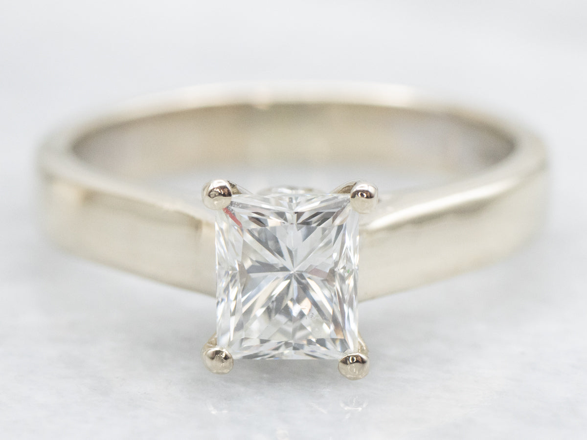 Modern Princess Cut Diamond Engagement Ring