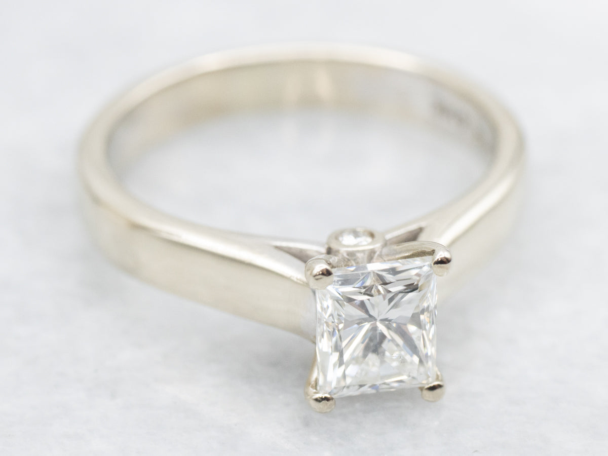 Modern Princess Cut Diamond Engagement Ring