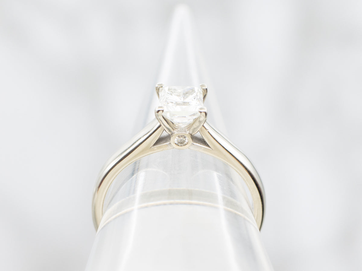 Modern Princess Cut Diamond Engagement Ring