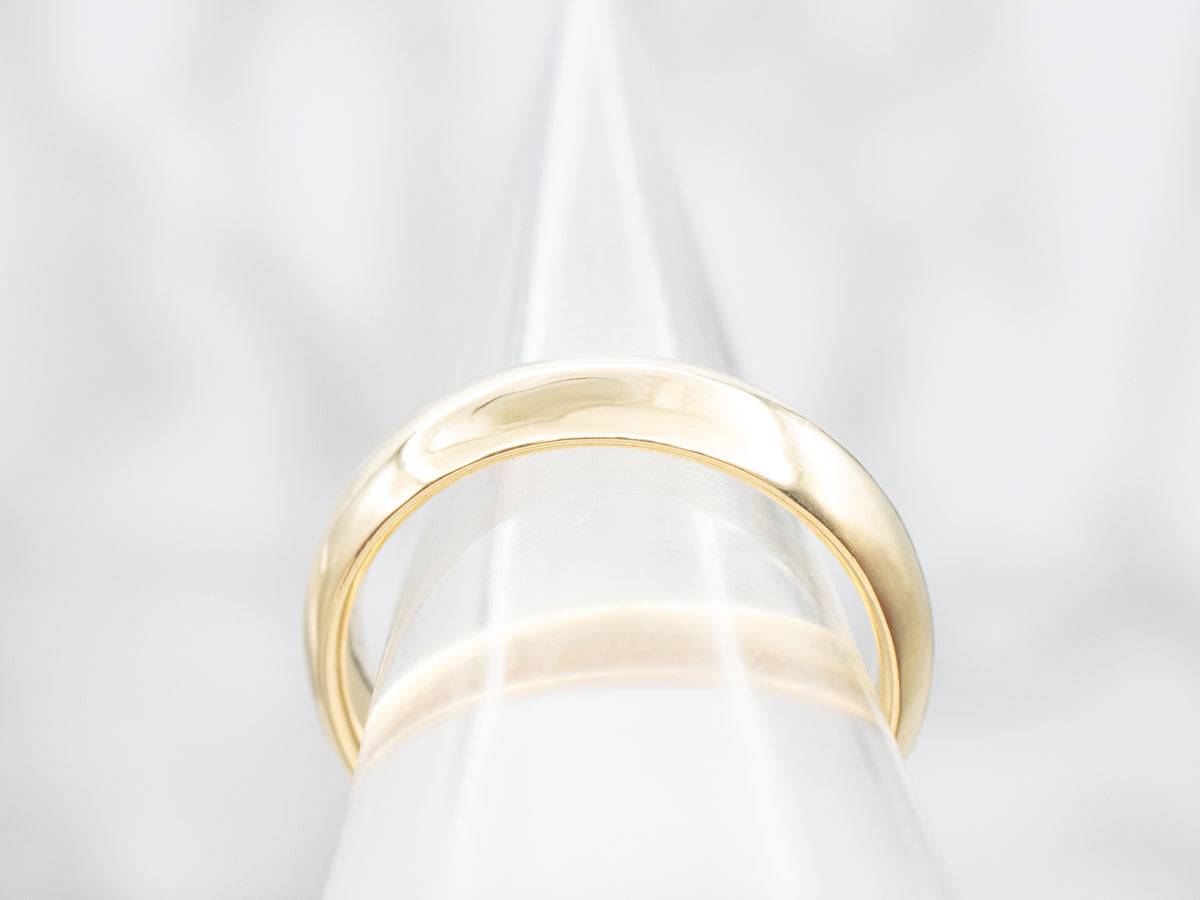 Men's 18-Karat Yellow Gold Wedding Band
