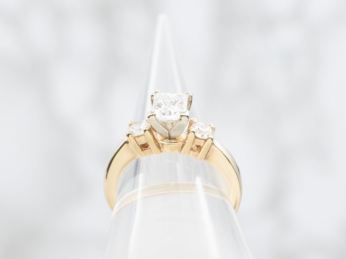 GSI Certified The Leo Princess Cut Diamond Engagement Ring