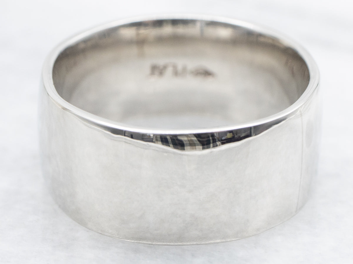 Men's Polished Platinum Band