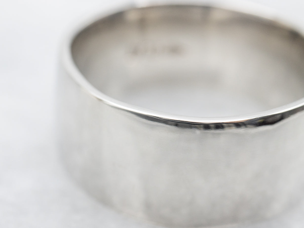 Men's Polished Platinum Band