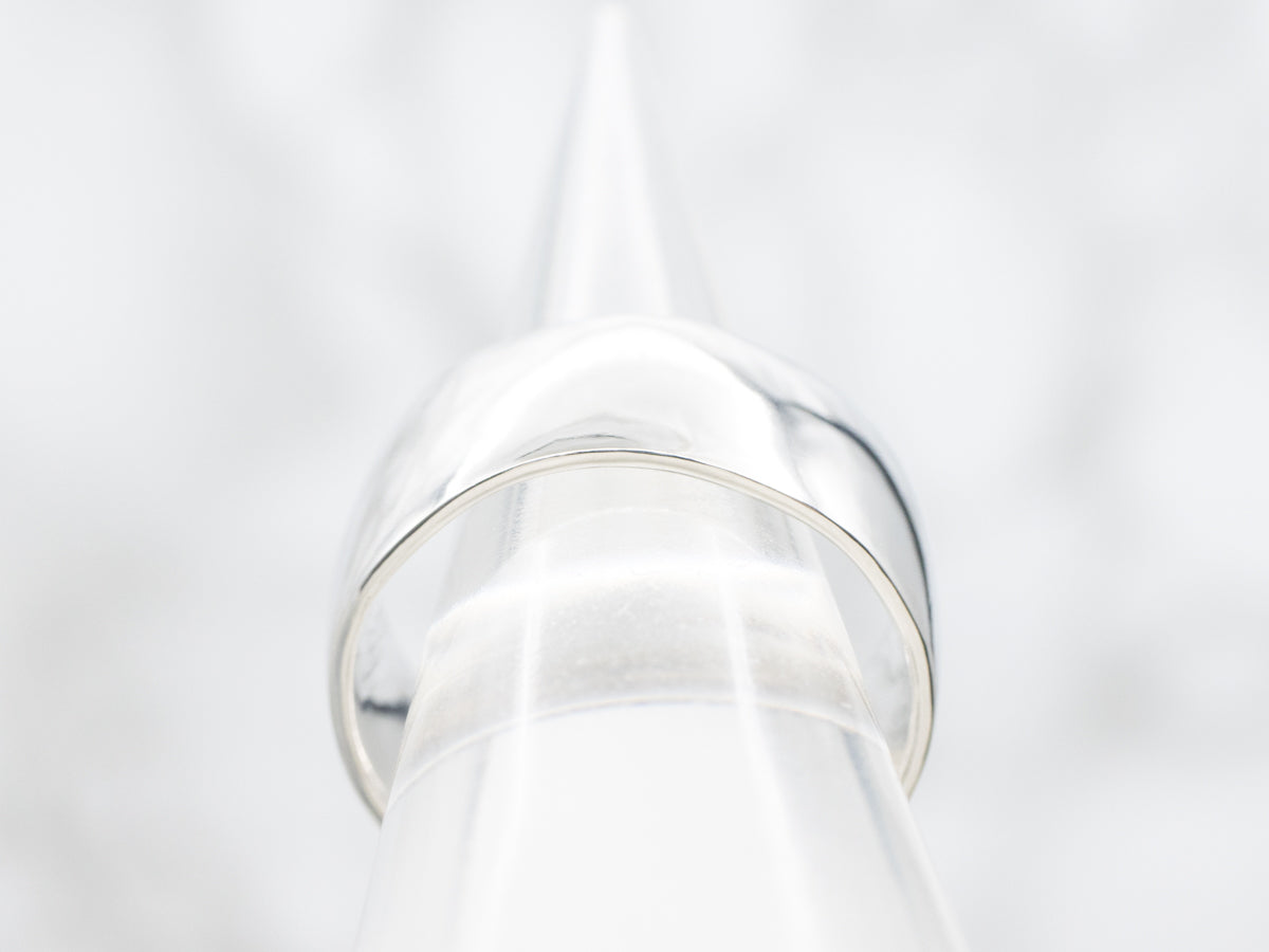 Men's Polished Platinum Band