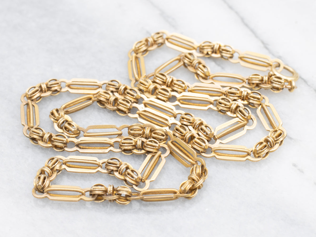 Victorian Gold Specialty-Link Chain