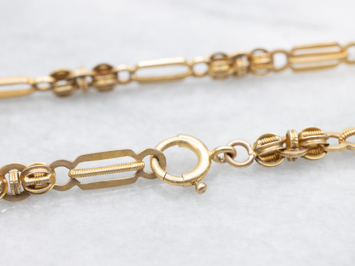 Victorian Gold Specialty-Link Chain