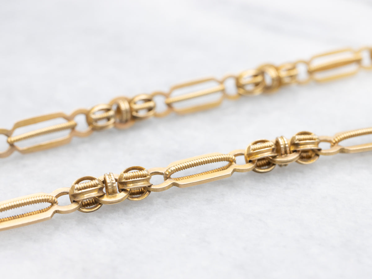 Victorian Gold Specialty-Link Chain