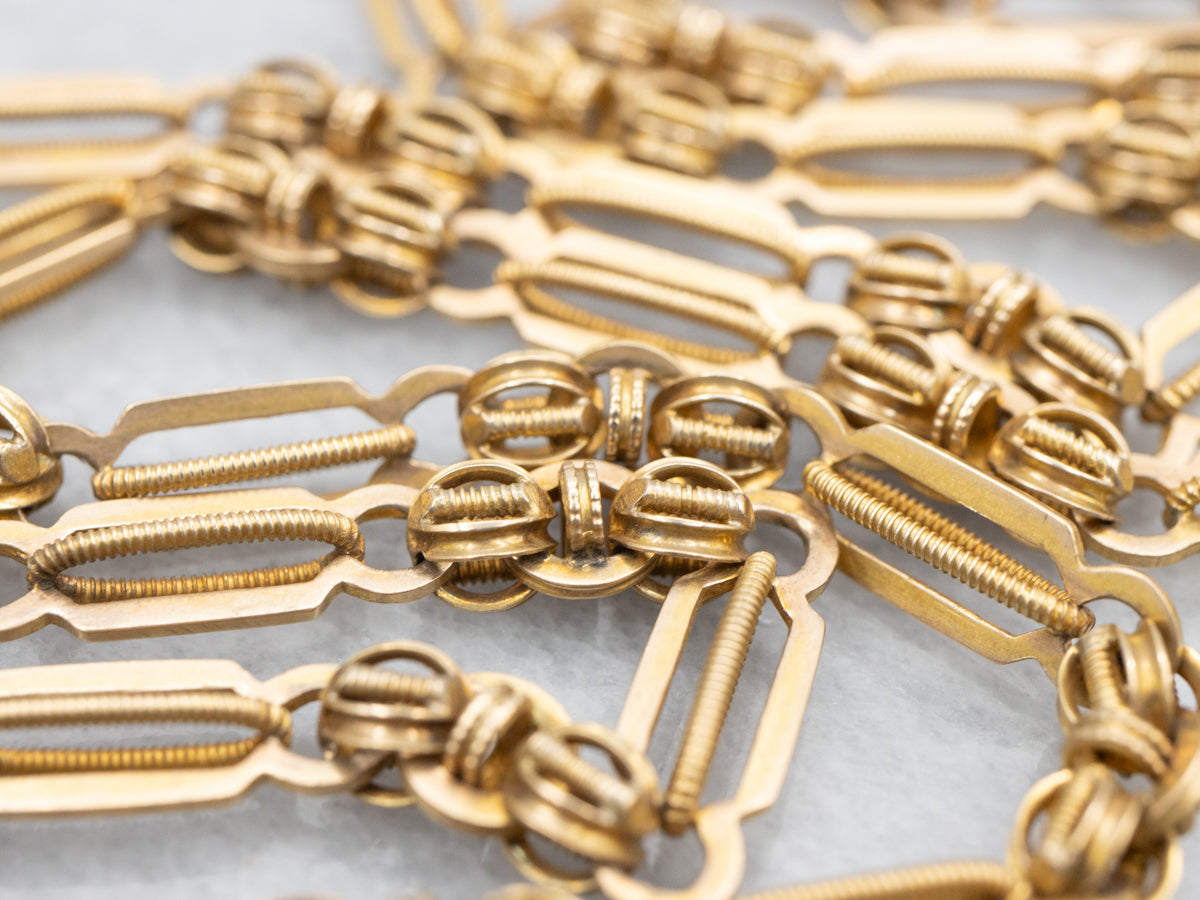 Victorian Gold Specialty-Link Chain