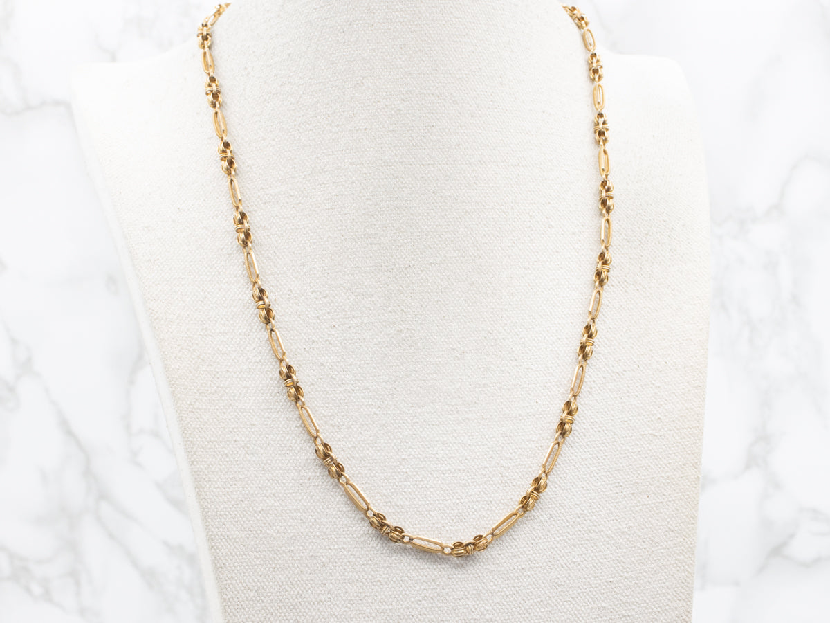 Victorian Gold Specialty-Link Chain
