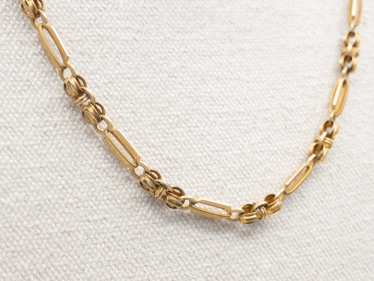 Victorian Gold Specialty-Link Chain