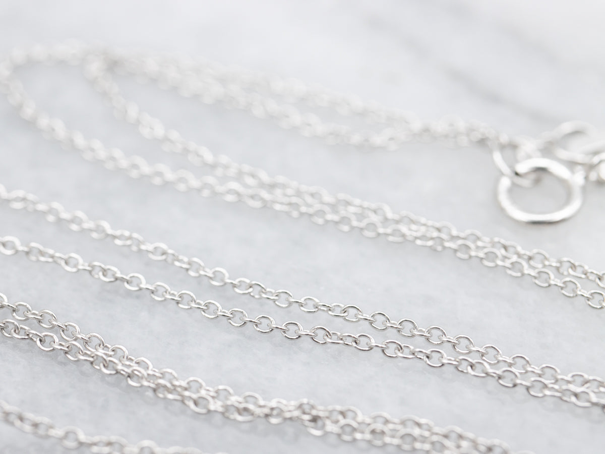 Modern Sapphire and Diamond Scalloped Halo Pendant Necklace